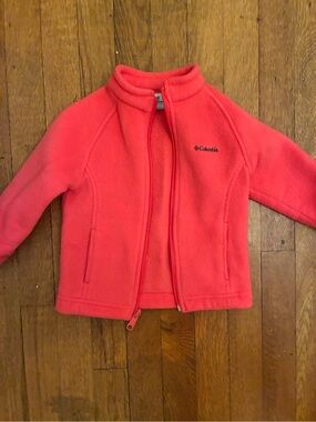 Columbia Coral Pink Fleece Jacket